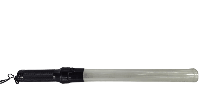 Illuminated handheld Roadsafe traffic control wand
